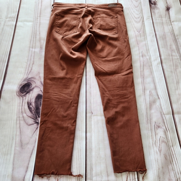 AG Adriano Goldschmied "The Legging Ankle" Super Skinny Orange | Women's Size 31 - Picture 6 of 10
